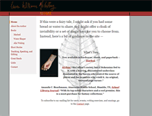 Tablet Screenshot of laurawilliamsmccaffrey.com